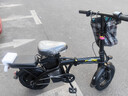 普莱德新国标折叠电动自行车 超长续航电动车 铝合金代驾车 锂电池助力男女通用成人电瓶车 代步电单车 豪华版-汽车电芯-10A纯电续航20-30km 实拍图