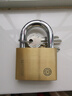梅花（BLOSSOM）铜挂锁 自动门锁60MM 防水防锈仓库学校大铁门锁9060 实拍图