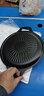 麦饭石烤肉盘家用不粘锅铁板烧韩式烤肉锅电磁炉卡式炉户外烤盘 太阳花烤盘28cm 实拍图