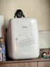 美的（Midea）小冰箱车载冰箱小型冷藏加热1-2人宿舍出租房美妆迷你冰箱10L熊 实拍图
