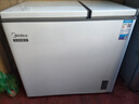 美的（Midea）210L双温双箱家用冰柜大冷冻小冷藏两用卧式冷柜小型冰箱电子控温一级能效BCD-210DKEM(E)国家补贴 实拍图