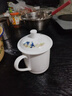 陶相惠骨瓷茶杯大容量家用喝水杯子带盖办公室泡茶杯新中式茶杯陶瓷杯子 实拍图