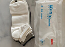 京东京造【纯棉100%】6双男式短袜10A抗菌休闲透气袜子男夏季 黑白灰 实拍图