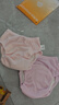 贝肽斯尿布婴儿纱布如厕训练裤隔尿可水洗宝宝戒尿不湿110码2条装 粉紫 实拍图