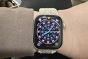 Apple/苹果 Watch S11 智能手表GPS+蜂窝款42毫米银色铝金属表壳雾紫色运动型表带M/L MF9J4CH/B 实拍图
