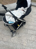 酷贝乐（coballe）婴儿车0-3岁用折叠可坐可躺减震遛娃神器轻便溜娃新生儿宝宝推车 曜石黑(轻巧便携+全罩遮阳) 实拍图