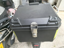 TDGO摩托车后备箱通用加厚大号防抖电动车尾箱电瓶车踏板车储物工具箱 黑尾箱+减震底座+内衬+靠背-57L 实拍图