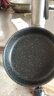 【亏本清仓】韩式麦饭石色不粘锅平底锅铁锅电磁炉不带盖 黑色小煎锅 16cm 实拍图