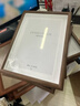 金隆兴A4相框摆台北欧风挂画墙面照片墙结婚照宝宝照片相框A4胡桃色 实拍图