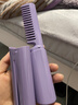 无线直发梳【戴森平替】负离子便携蓬松神器温控直卷两用男女通用内扣高颅顶不伤发便携礼物 紫色 30mm 【旗舰款】蓬松高颅顶+防烫设计 实拍图