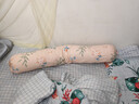 洁丽雅抱枕 长条枕女生睡觉大枕头可拆洗孕妇床上夹腿圆柱抱枕1.1m 花卉 实拍图