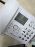 飞利浦(PHILIPS）电话机座机 固定电话 办公家用 来电报号 大屏大按键  CORD168白色 实拍图
