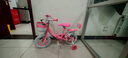 永久儿童自行车3-8岁小孩脚踏单车宝宝中大童女孩公主款童车 升级-白胎折叠】小猫粉+护具礼包 12寸 实拍图