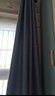 水星家纺免打孔窗帘遮光卧室全遮光布杆子全套飘窗遮阳帘5.0x2.7m蓝色 实拍图