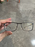 BOSS明星同款 近视眼镜框男女光学可配商务镜框轻质钛架0976 003 57MM 实拍图