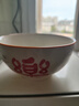 京东京造 碗 家用面碗陶瓷餐具米饭碗拉面碗大汤碗 喜事连连6英寸碗4只装 实拍图