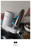 海尔（Haier）净水器水龙头过滤器家用直滤饮用水自来水滤水器前置过滤器厨房卫生间用除余氯三挡出水可清洗滤芯 月光白 一机1芯 实拍图