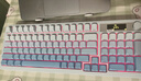 狼蛛（AULA）S99无线蓝牙有线三模键盘机械手感 游戏电竞专用 99键 RGB背光拼色静音键盘鼠标套装mac电脑键盘 S99Pro星云冰蓝【多功能显示屏】三模RGB 实拍图