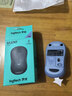 罗技（Logitech）M221 轻音鼠标 无线鼠标 办公鼠标 对称鼠标 带无线微型接收器 雾霭蓝 实拍图