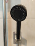 Rosecret【德国】增压淋浴花洒喷头全套强劲家用多功能洗澡手持莲蓬喷头 黑色-单喷头+1.5米防爆软管+支架丨浴室浴霸一整套 硅胶出水孔密集大出水量畅享淋浴 实拍图