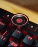 美商海盗船 (USCORSAIR) K100 RGB 光轴 机械键盘 游戏键盘 有线连接 全尺寸 黑色 OPX光轴 实拍图