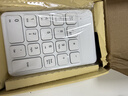 B.O.W航世 HB157 无线蓝牙数字小键盘 迷你键盘 18键 财务会计收银证券用 可充电蓝牙键盘 白色 实拍图