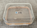 乐扣乐扣（LOCK&LOCK）玻璃饭盒微波炉水果保鲜盒便当盒2分隔LLG447C_1.02L 实拍图