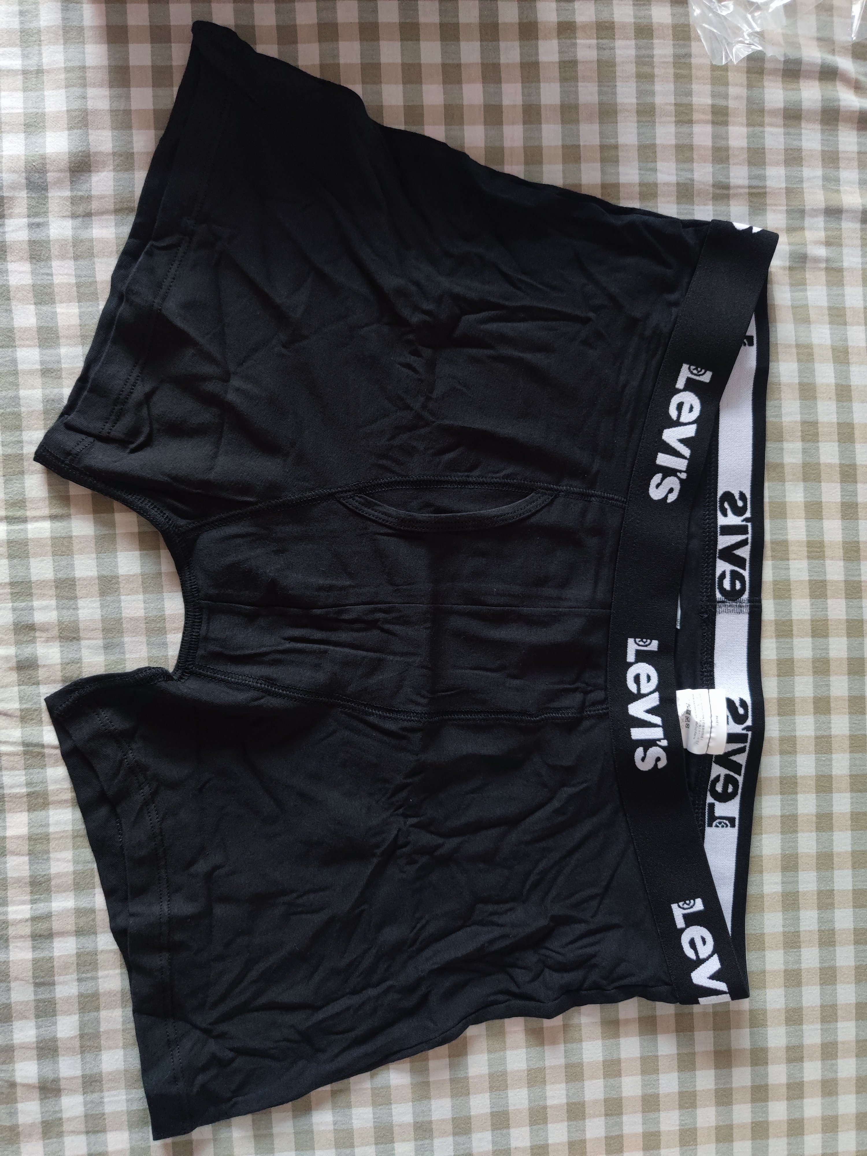 李维斯（Levi's）男士内裤95%棉加长裤腿防摩擦运动剪裁高弹腰带不勒肚4条装 实拍图
