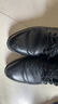 意尔康男鞋圆头商务正装鞋春秋单鞋系带皮鞋德比婚鞋 53449W 黑色 42 实拍图