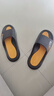 回力运动拖鞋男浴室内户外减震防滑厚底凉拖鞋HL39651黑黄色42-43码 实拍图
