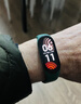 适用小米5/6/7手环表带（不含手表）腕带小米表带NFC版智能运动硅胶个性潮男女非原装替换 适用小米手环5/6/7代腕带【墨绿色】 实拍图