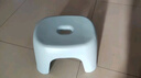 换鞋凳小凳子座椅小板凳可叠放加厚塑料凳高级感儿童学生寝室矮凳 天蓝色1个 实拍图