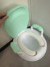 小哈伦儿童马桶婴儿坐便器婴幼儿尿盆小孩宝宝小便器升级3D软垫托帕绿 实拍图