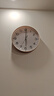 康巴丝（Compas）挂钟客厅钟表 简约石英钟表挂墙时钟 3294A 金色 实拍图