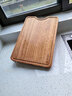 双枪乌金檀菜板 百年龄整木砧案板家用切菜食品抗菌防霉实木40*27*2.5 实拍图