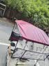 浪漫西施新款雨棚篷挡板可折叠电瓶摩托车防风挡雨防晒伸缩式遮阳伞 挡板可折叠+3秒收+免组装+红提花 车把有后视镜+整体可快拆+不怕查 实拍图