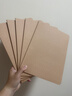 离草a4笔记本本子作业本牛皮纸封面练习本简约记事本软面抄学生作业26行5本装 A4/200张 实拍图