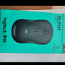 罗技（Logitech）M220 轻音鼠标 无线鼠标 办公鼠标 对称鼠标 带无线微型接收器 灰黑色 实拍图