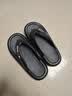 卡帝乐鳄鱼人字拖男夏季夹脚凉鞋户外沙滩凉拖鞋子男 1746 黑色 42-43 实拍图