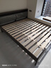 澹雅 床 实木床双人床软包床现代简约欧式轻奢储物主卧大床 床+床头柜*1+10cm椰棕床垫 1.5m*2.0m 实拍图