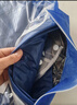 雨航（YUHANG）电动车雨衣雨披单人连体电瓶摩托车骑行一体式加大加厚雨衣 藏青 实拍图