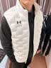 安德玛（Under Armour）【热力羽绒】男女童轻薄羽绒服马甲秋冬保暖儿童背心 白色 170 实拍图