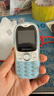 飞利浦（PHILIPS）学生专用手机精准定位视频通话小学初高中生戒网无游戏非智能电话手表老年人功能备用机 E6801蓝色 实拍图