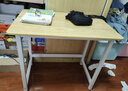 舒客艺家 电脑桌台式小户型小桌子家用学习桌写字办公书桌电竞长条桌子 木纹白架单桌80*50*74 加固电脑桌 实拍图
