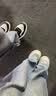 阿迪达斯（adidas）男鞋女鞋百搭低帮潮流运动休闲板鞋 亮白/一号黑/一号黑 38 实拍图