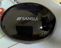山水（SANSUI）【国家补贴丨2026新款】W133蓝牙耳机耳夹式骨传导概念开放式无线不入耳运动跑步游戏降噪 雅黑 实拍图
