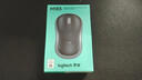 罗技（Logitech）M185鼠标 无线鼠标 办公鼠标 对称鼠标 黑色蓝边 带无线2.4G接收器 实拍图