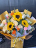 馨仪鲜花速递玫瑰向日葵康乃馨花束生日礼物全国同城配送 向日葵玫瑰混搭花束 实拍图