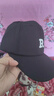 【热巴同款】加大棒球帽帽子男女大头围显脸小春夏字母百搭棒球帽 刺绣款-黑色 实拍图