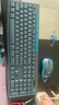 罗技（Logitech）MK275 键鼠套装 无线键鼠套装 办公键鼠套装 全尺寸 商务键鼠套装 带无线2.4G接收器 黑蓝色 实拍图